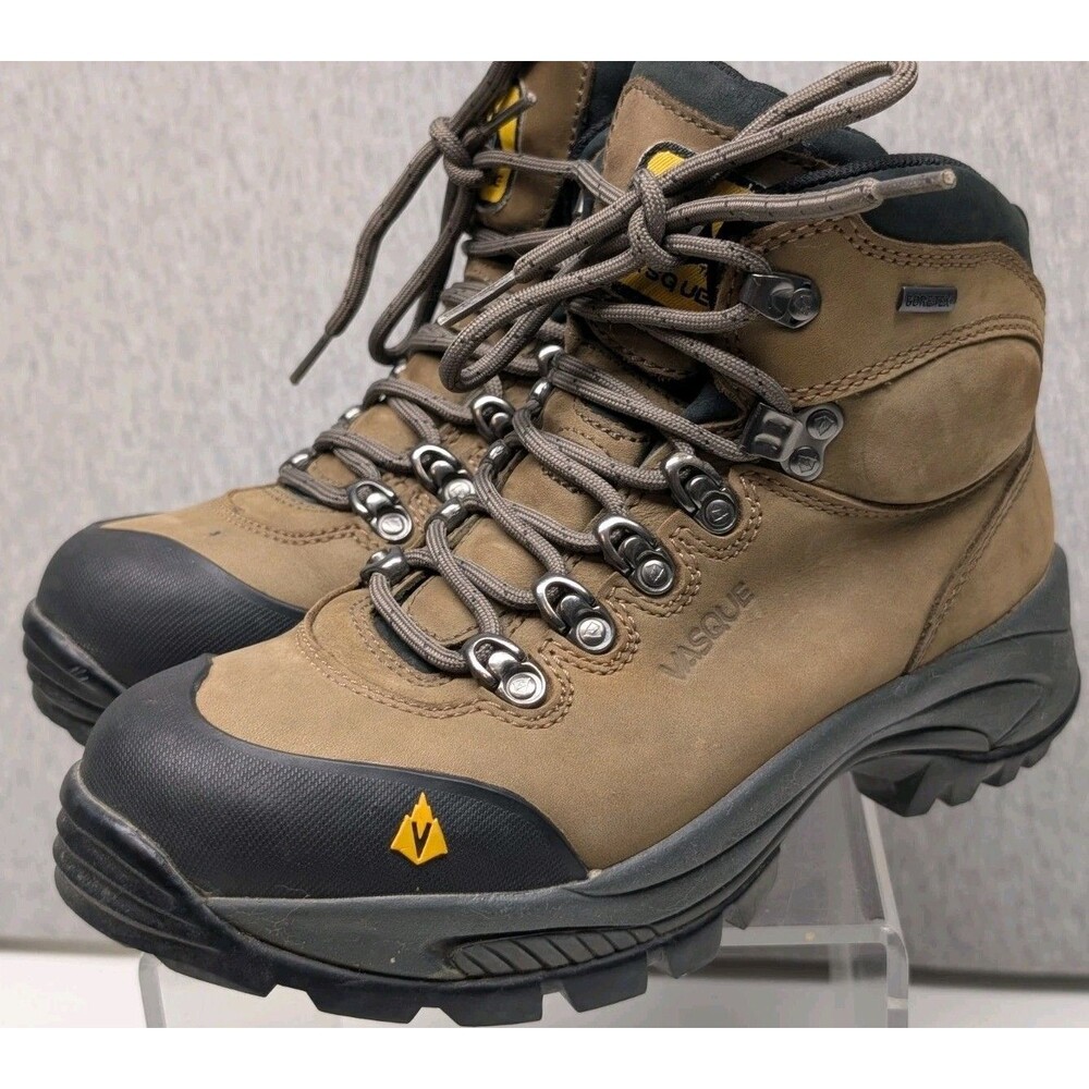 Vasque Wasatch Brown Leather Hiking Boots Gore Tex Waterproof 7177 Women Sz 8M
